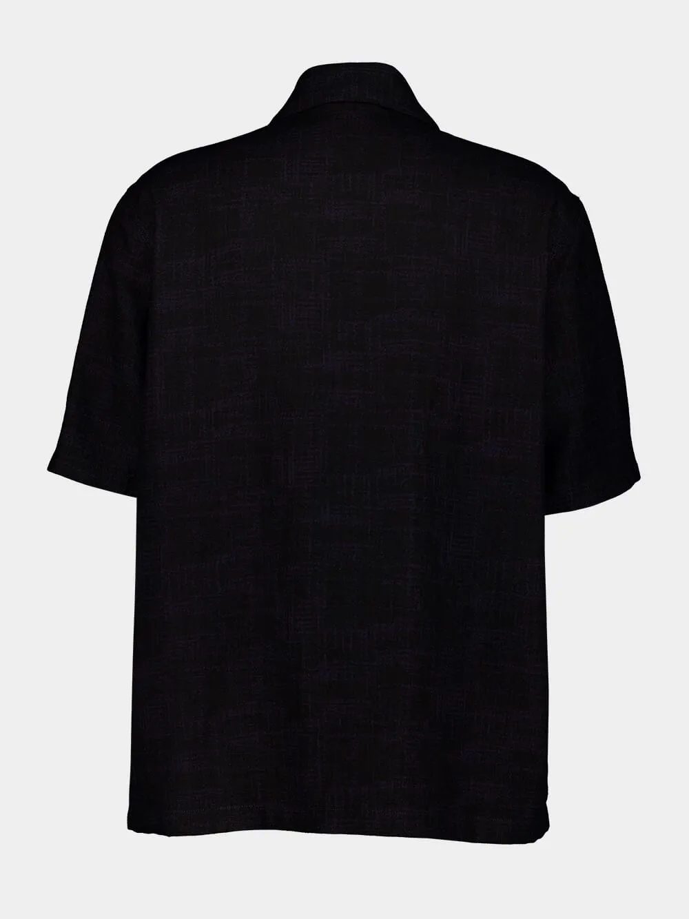 90s Linen Bowling Shirt