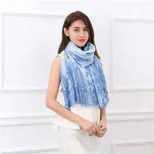 Autumn Soft Cotton Long Women's Shawl Wrap