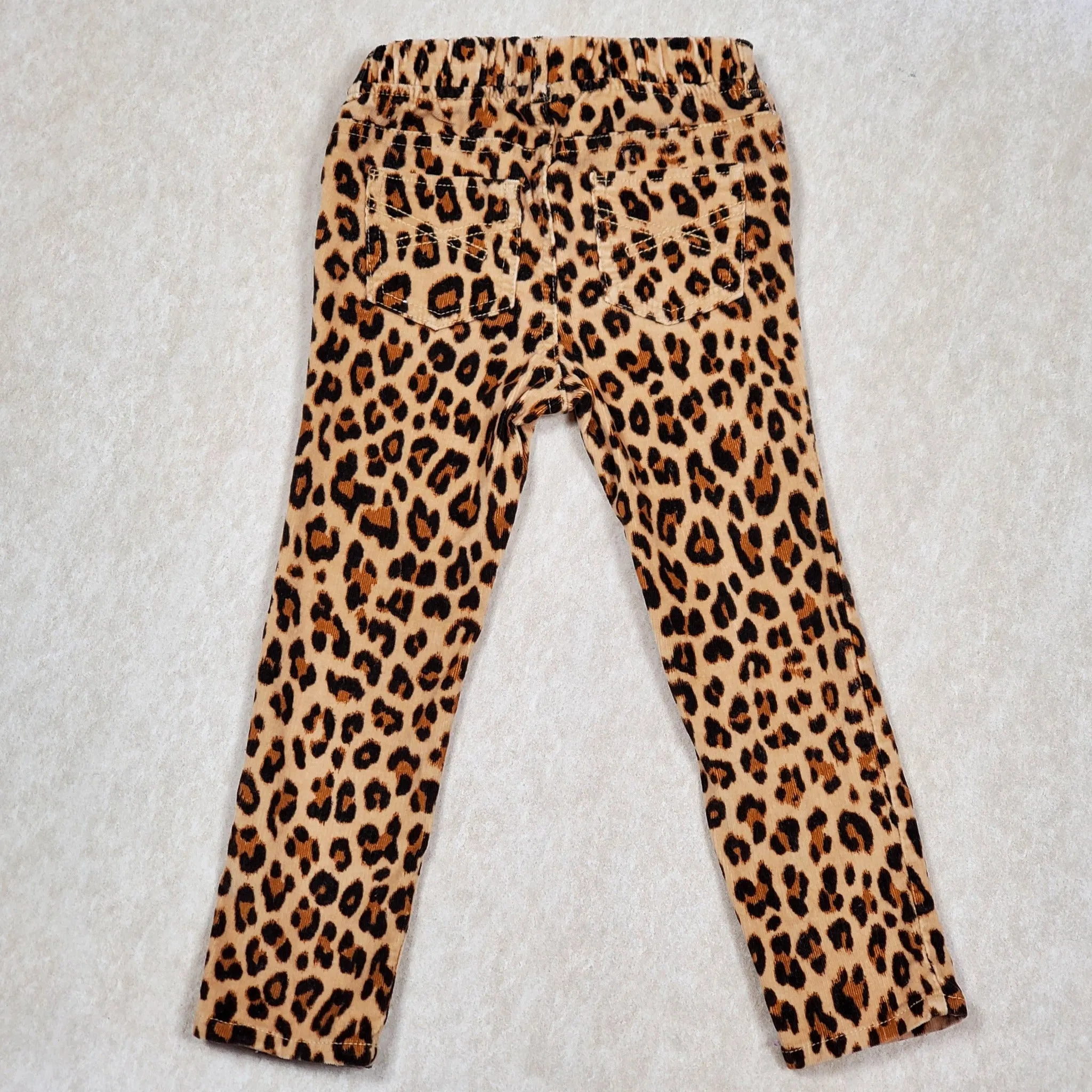 Baby Gap Girls Leopard Print Corduroy Pants 4Y