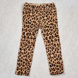 Baby Gap Girls Leopard Print Corduroy Pants 4Y