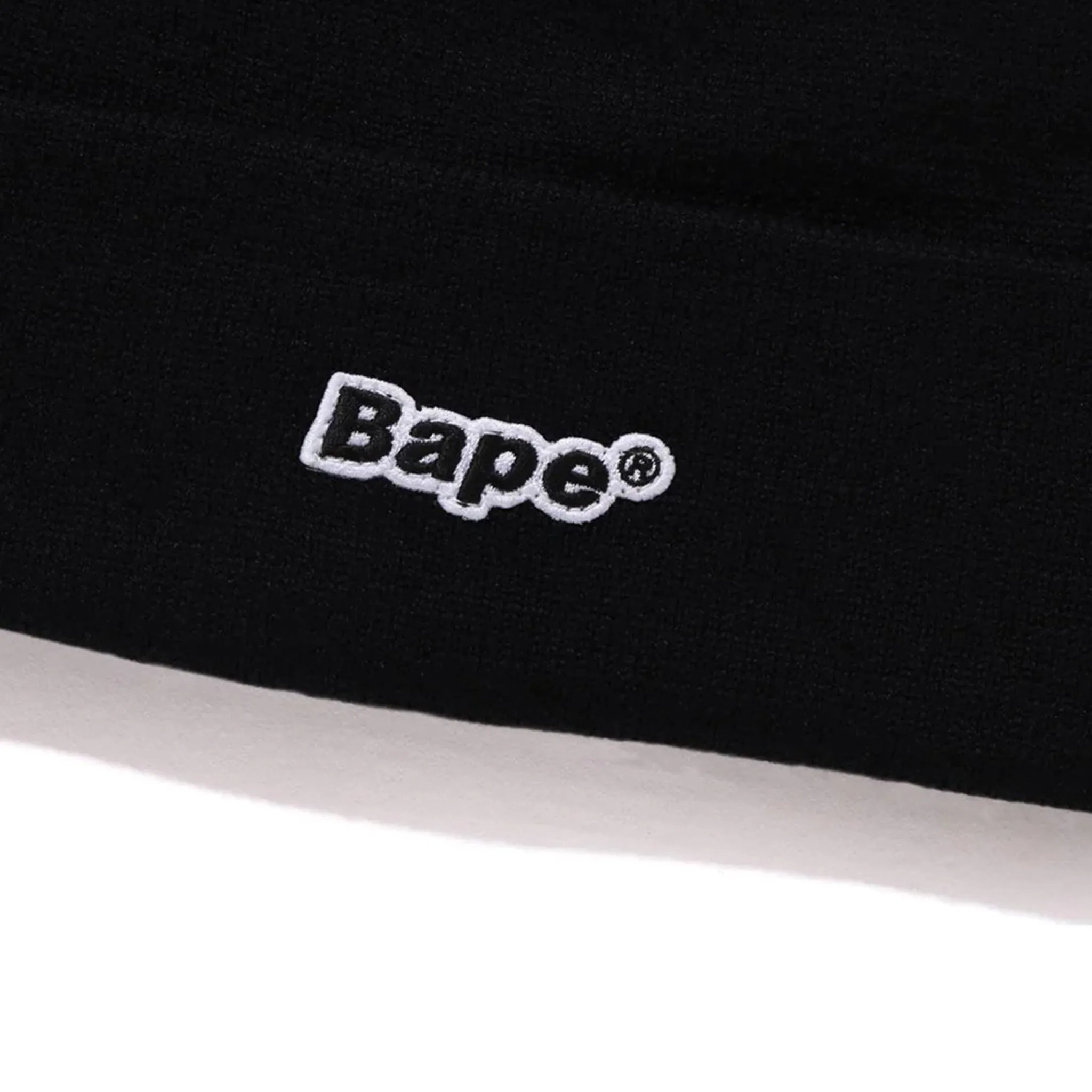 BAPE Patch Knit Beanie Black