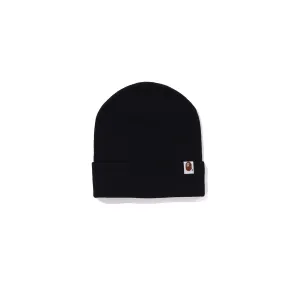 BAPE Patch Knit Beanie Black