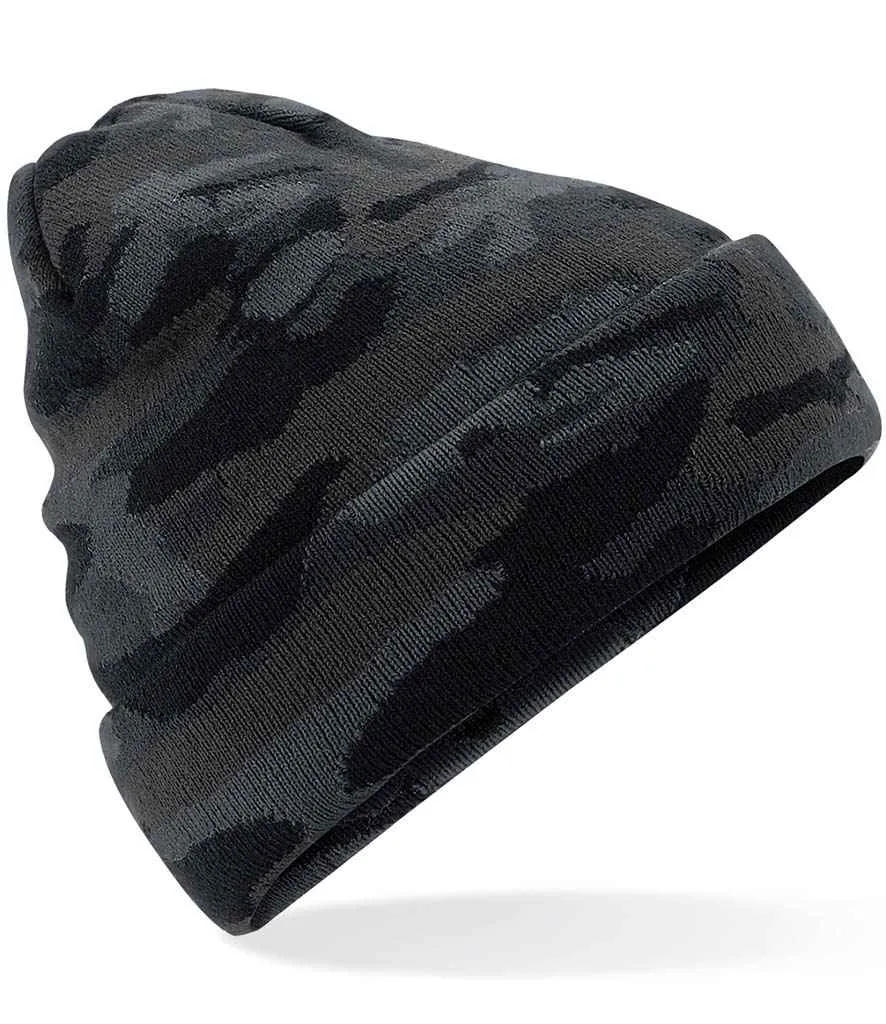 Beechfield Camo Cuffed Beanie | Multicolor