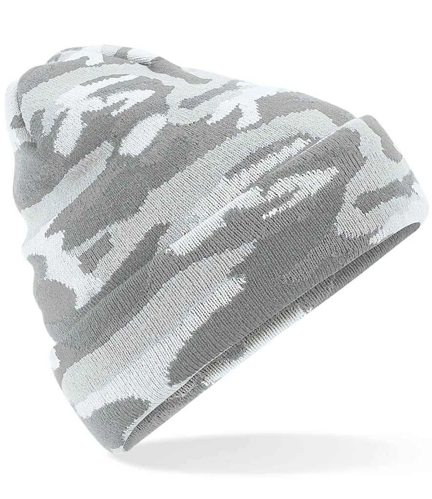 Beechfield Camo Cuffed Beanie | Multicolor