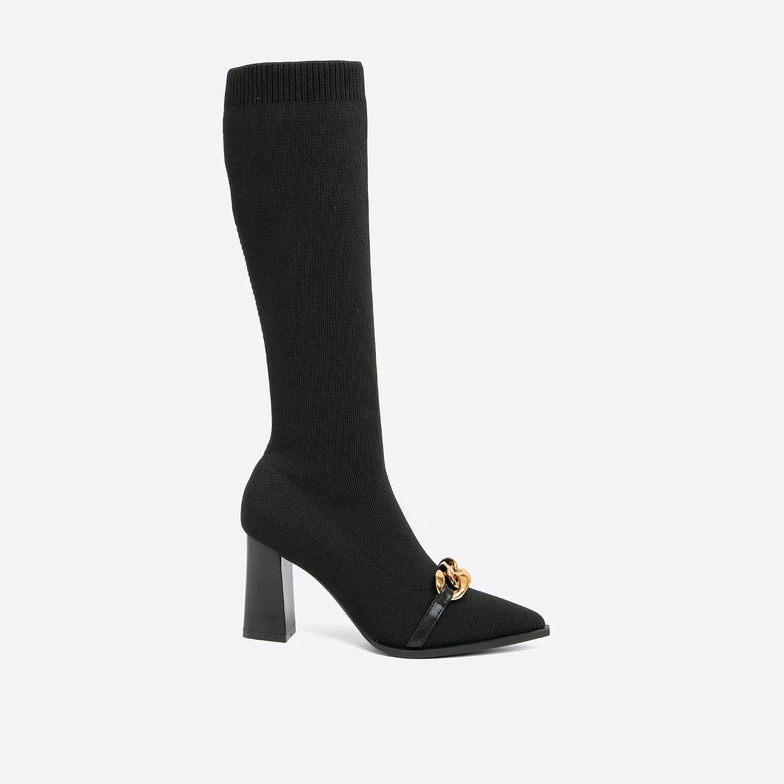 binfenxie-Women Knit Comfort Chunky Over Knee Boots
