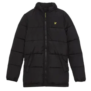Black Quilted Puffer Coat