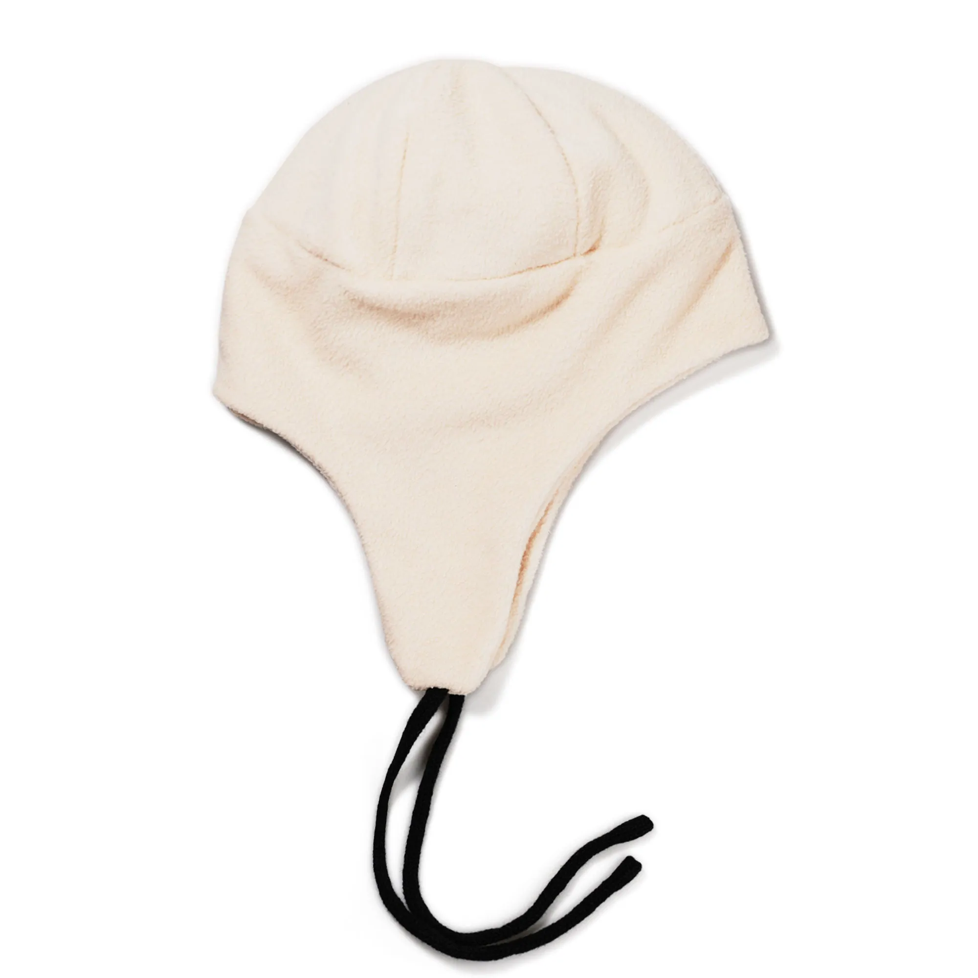 BSRBT WAPPEN FLEECE EARFLAP BEANIE CREAM