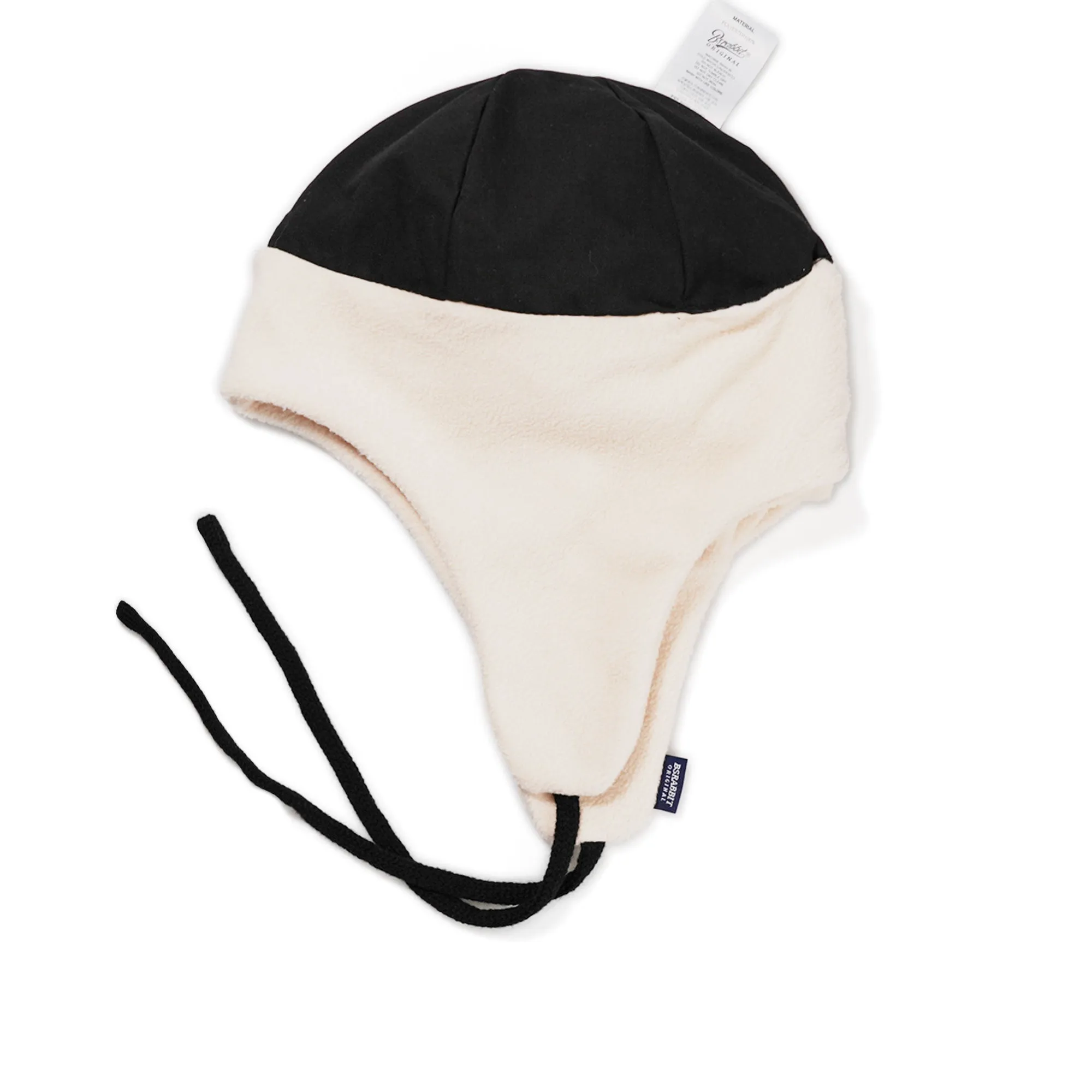 BSRBT WAPPEN FLEECE EARFLAP BEANIE CREAM