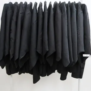 Bundle 15pcs Silk Black Haori Jacket Wholesale Bulk Free Shipping #391