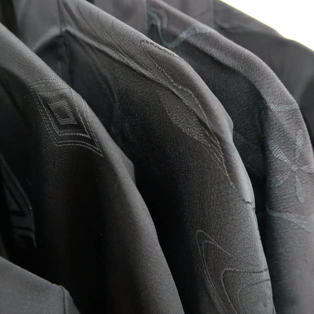 Bundle 15pcs Silk Black Haori Jacket Wholesale Bulk Free Shipping #391