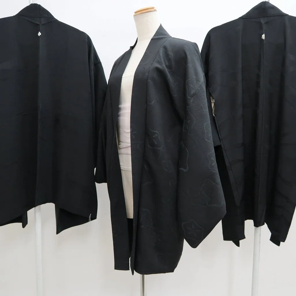Bundle 15pcs Silk Black Haori Jacket Wholesale Bulk Free Shipping #391