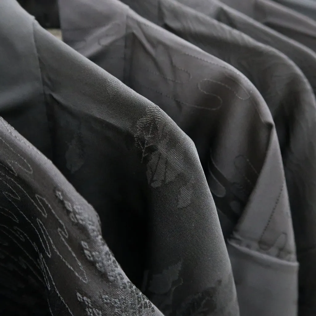 Bundle 15pcs Silk Black Haori Jacket Wholesale Bulk Free Shipping #391