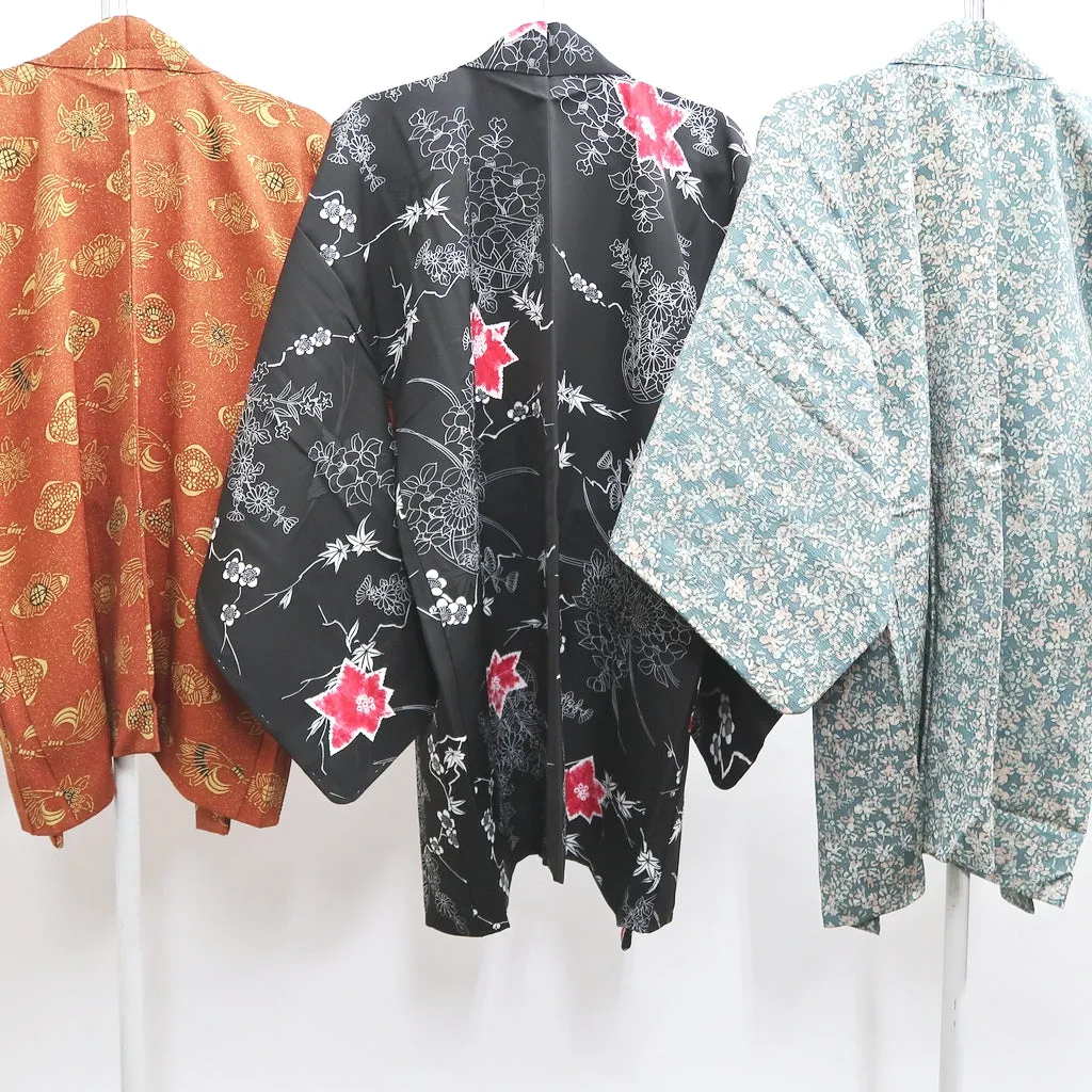 Bundle 15pcs Silk Haori Jacket Wholesale Bulk Free Shipping #478