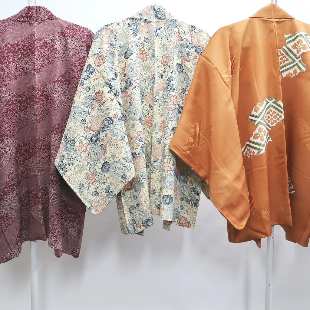 Bundle 15pcs Silk Haori Jacket Wholesale Bulk Free Shipping #478