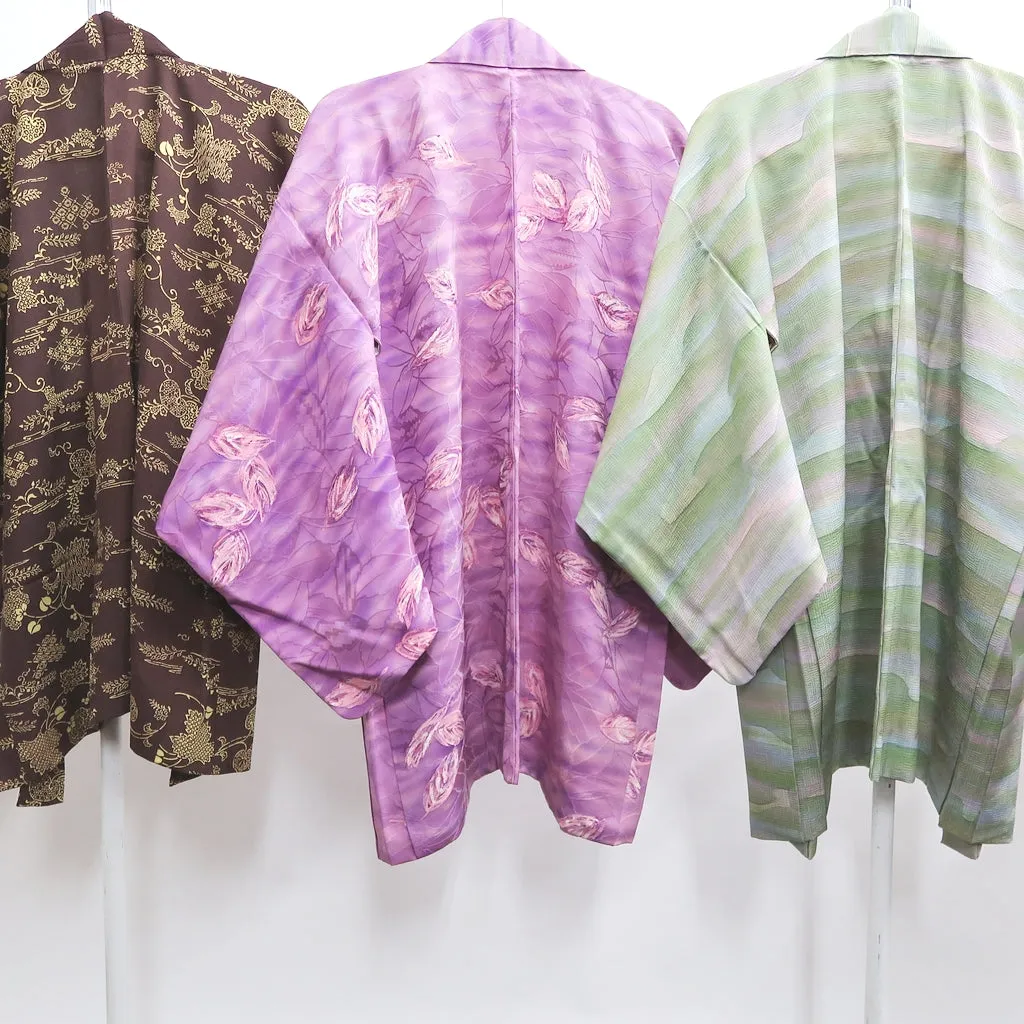 Bundle 15pcs Silk Haori Jacket Wholesale Bulk Free Shipping #478