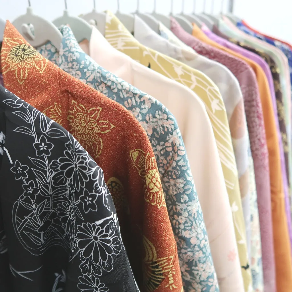 Bundle 15pcs Silk Haori Jacket Wholesale Bulk Free Shipping #478