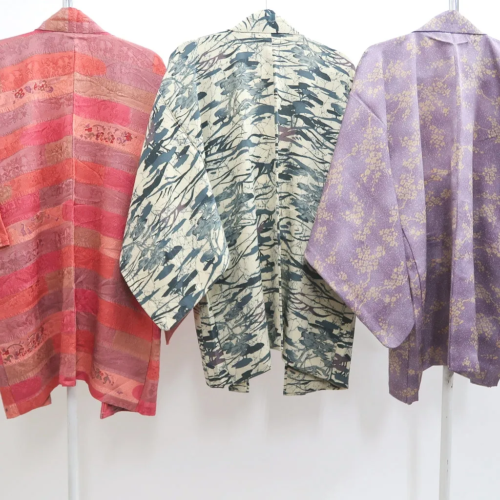 Bundle 15pcs Silk Haori Jacket Wholesale Bulk Free Shipping #531