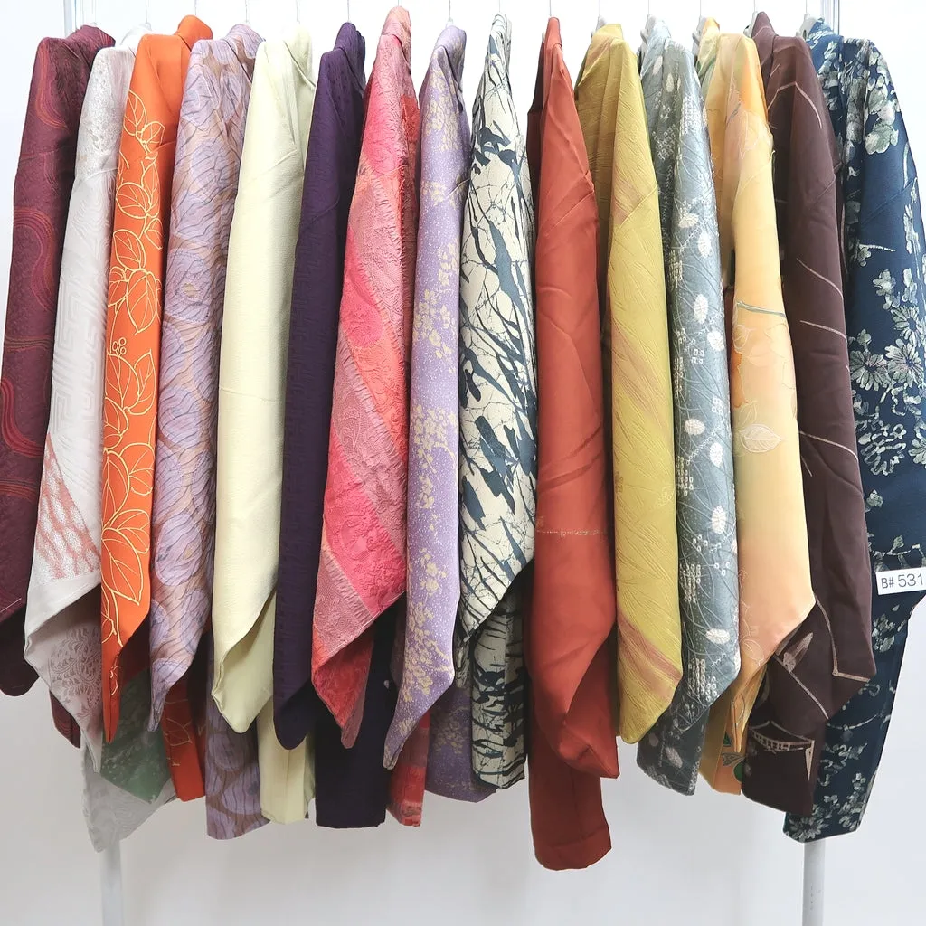 Bundle 15pcs Silk Haori Jacket Wholesale Bulk Free Shipping #531