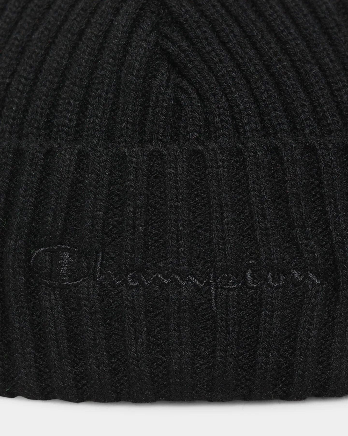 Champion LFS Short Rib Beanie Black