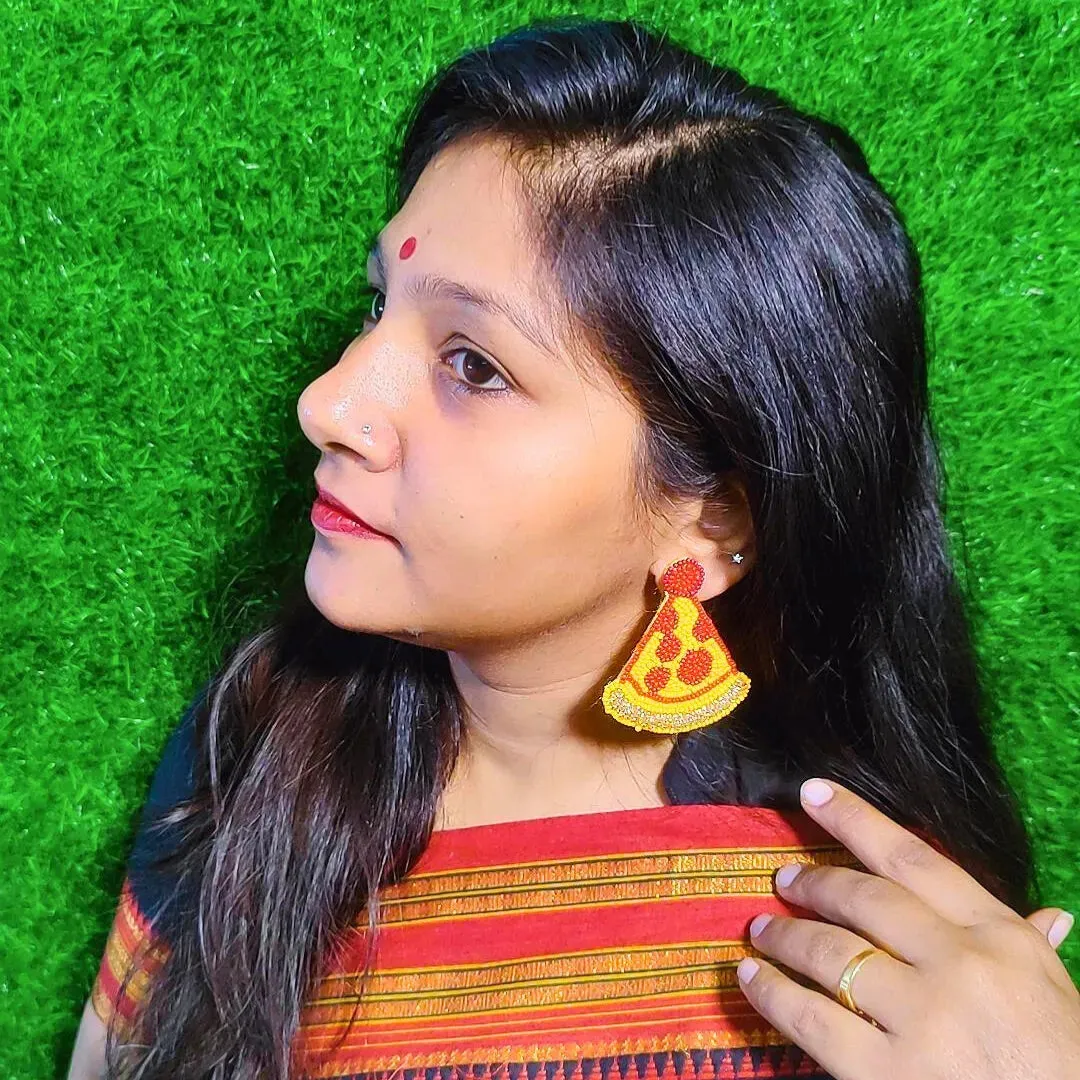Cheese Ka Tukda Earrings