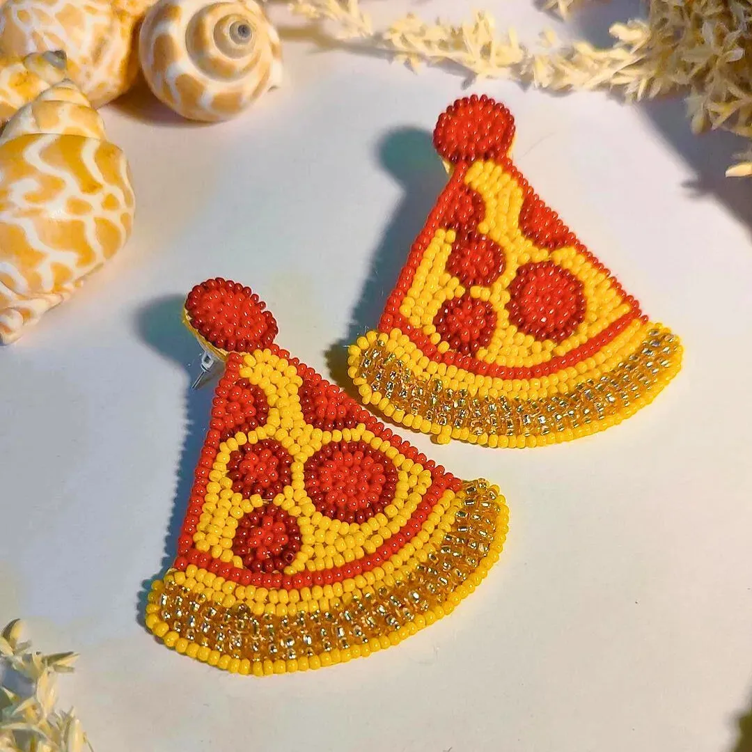 Cheese Ka Tukda Earrings