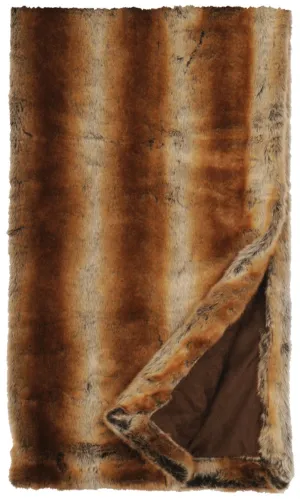 Chinchilla Faux Fur Throw