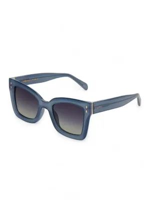 Confidential Polarized Sunglasses - Dark Indigo Gradient