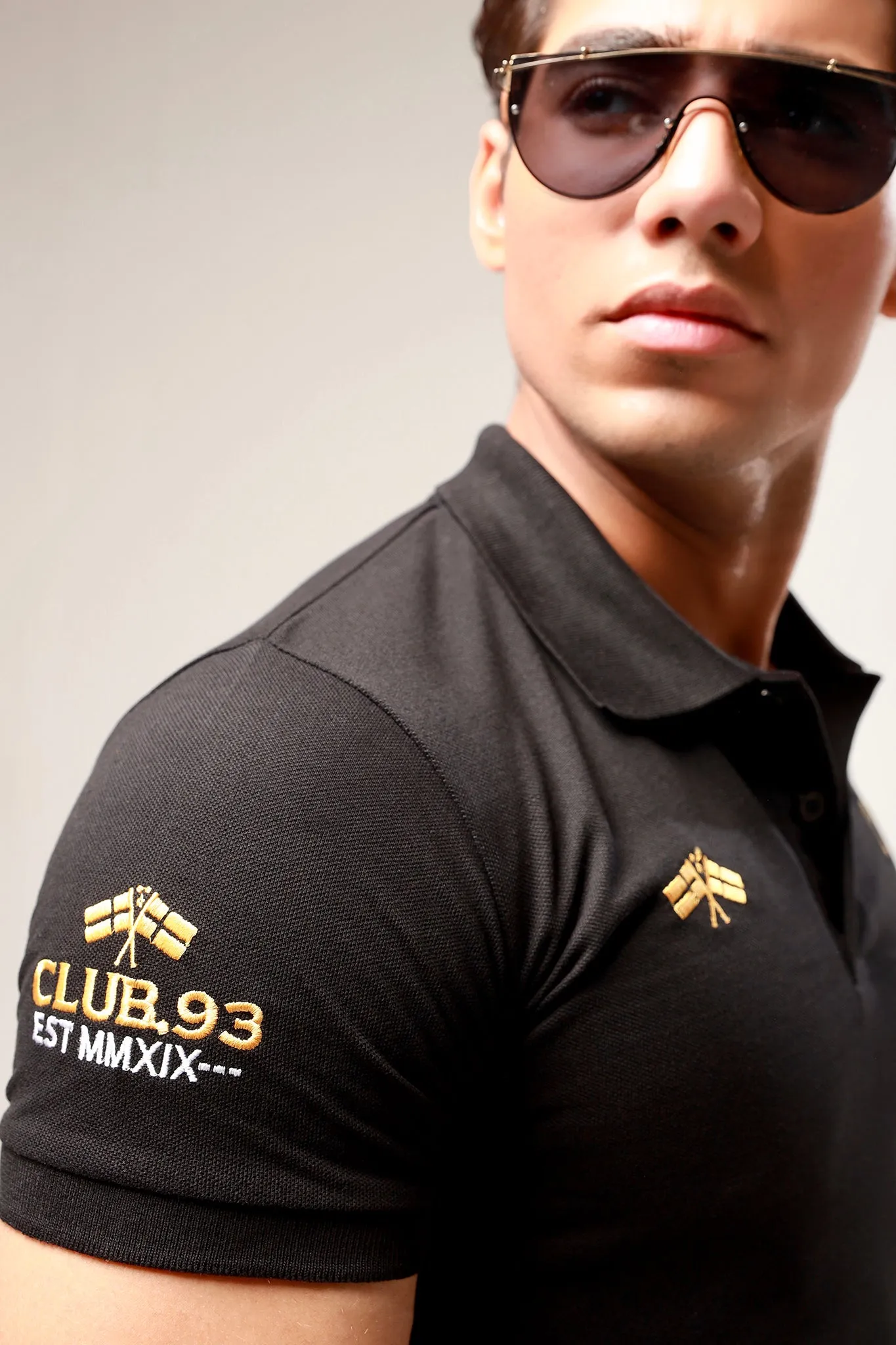 Dapper Black Polo - P21 - MP0010R