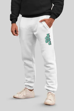 Evil Slayer White Jogger