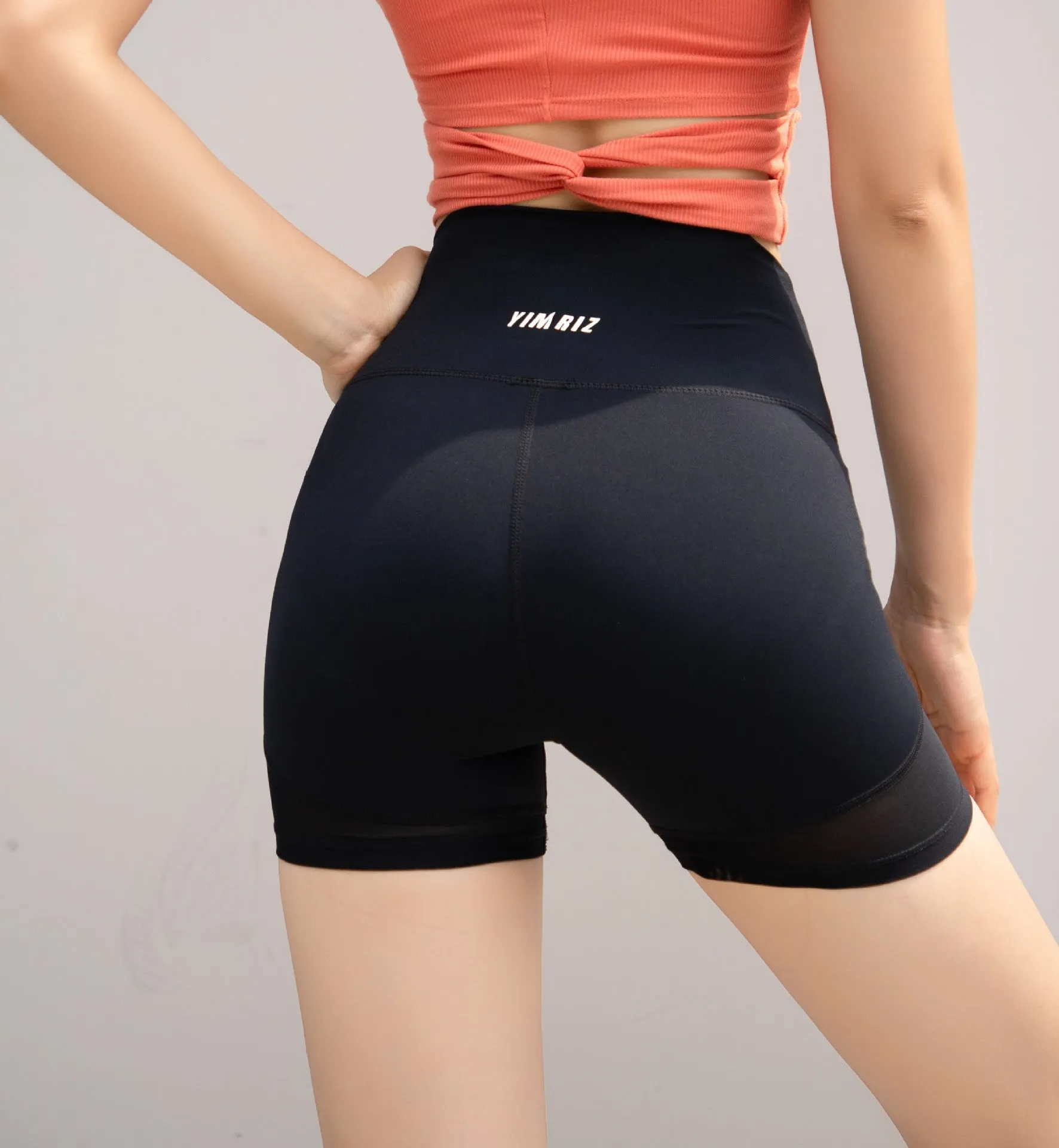 Fitting Running Shorts Women Anti-Exposed Jogging Peach High Waist Slim Look Hip-Flattering Yoga Fitness Hot Pants Activewear