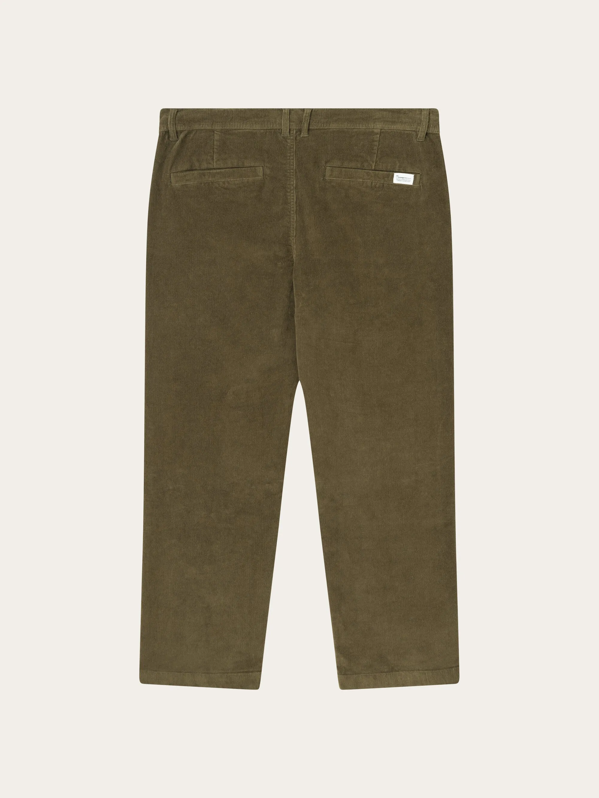 FLINT wide corduroy chino pants - Dark Olive
