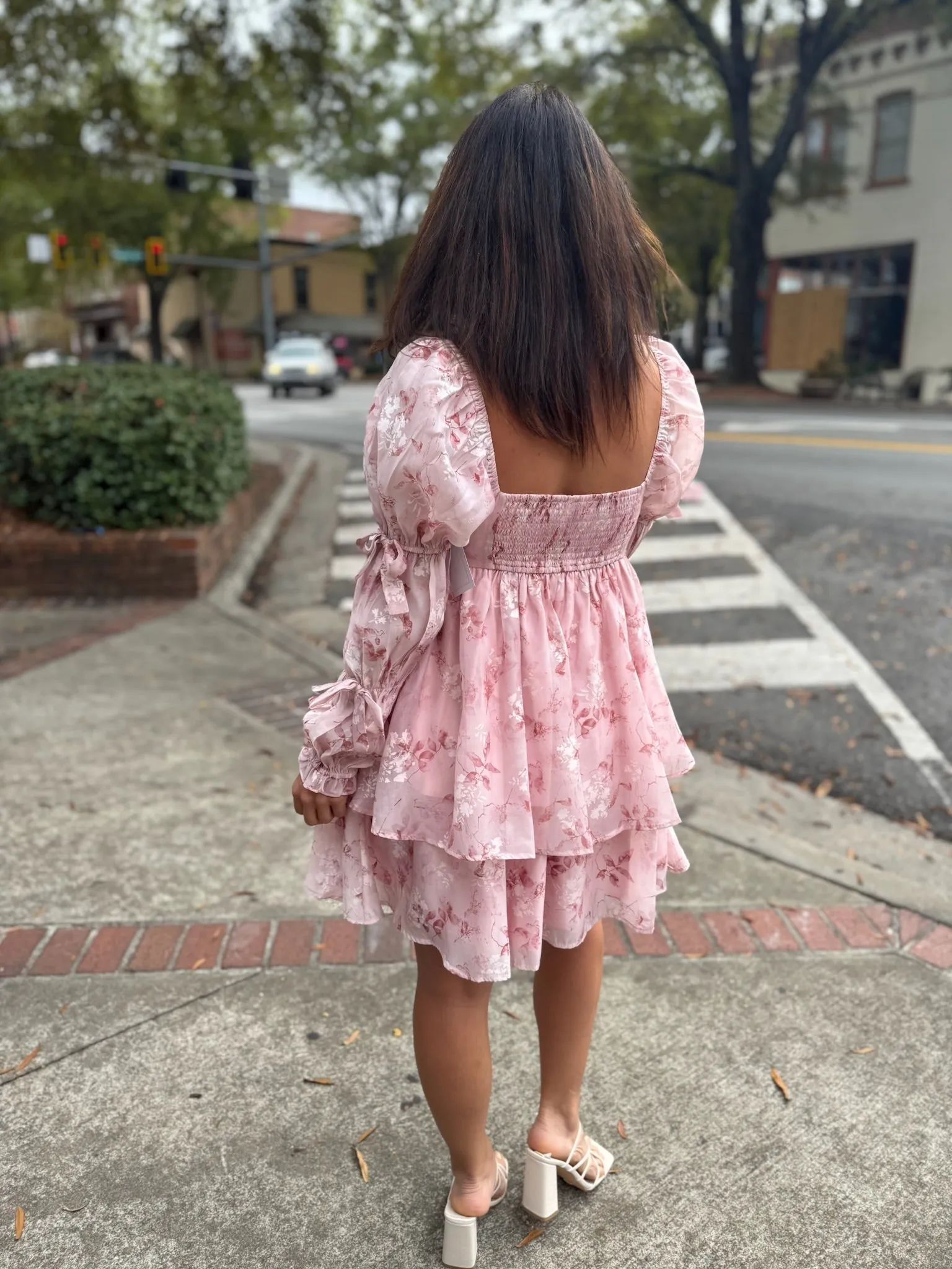 Floral Fantasy Babydoll Dress