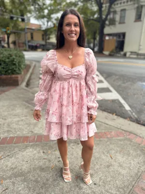 Floral Fantasy Babydoll Dress