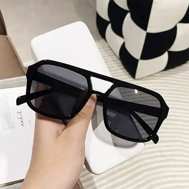 Flossy B Vintage Double Bridge Square Women's Sunglasses