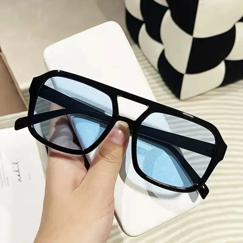 Flossy B Vintage Double Bridge Square Women's Sunglasses