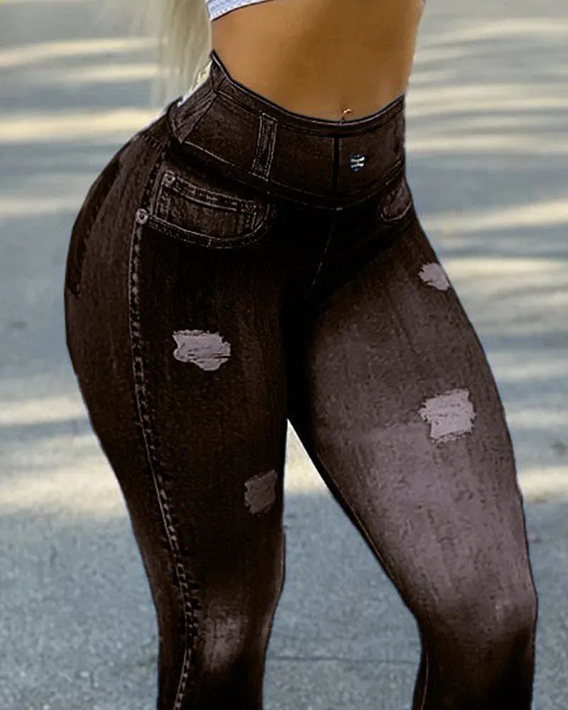 High Waist Butt Lifting Sports Yoga Pants