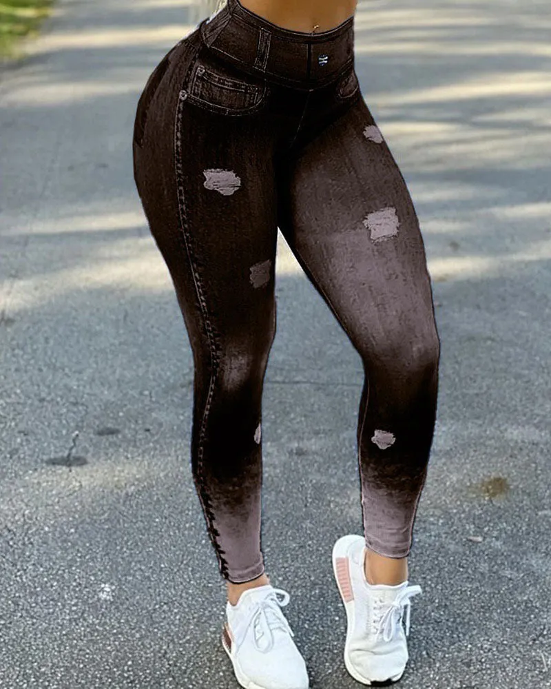 High Waist Butt Lifting Sports Yoga Pants