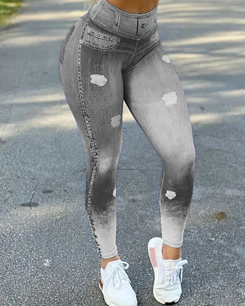 High Waist Butt Lifting Sports Yoga Pants