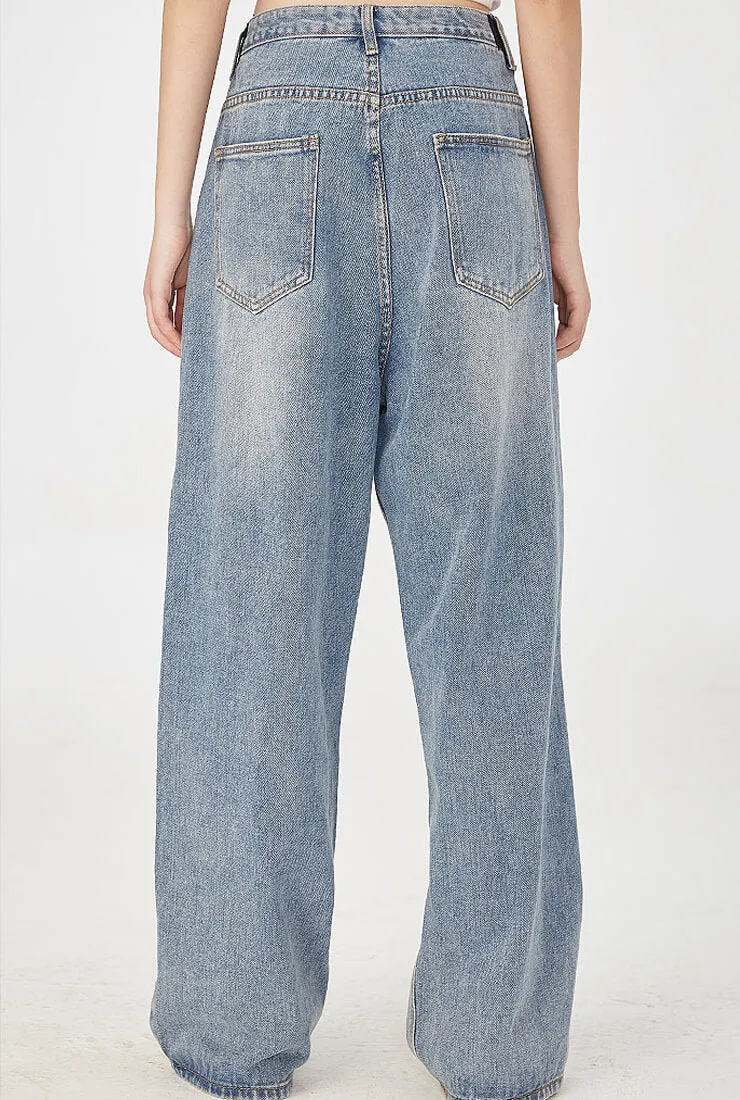 High Waist Loose Boyfriend Jeans