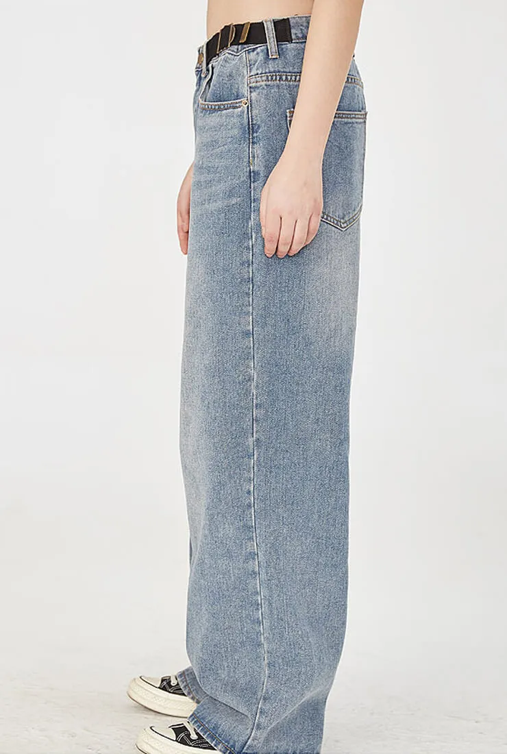 High Waist Loose Boyfriend Jeans