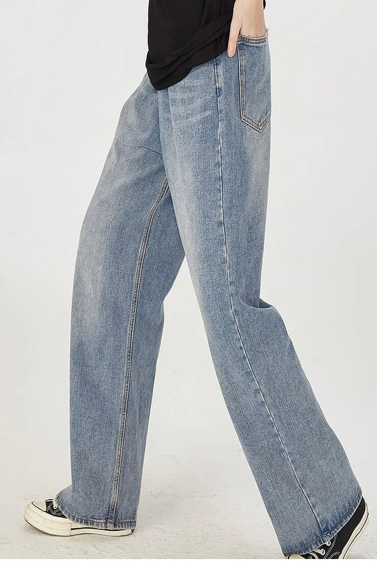 High Waist Loose Boyfriend Jeans