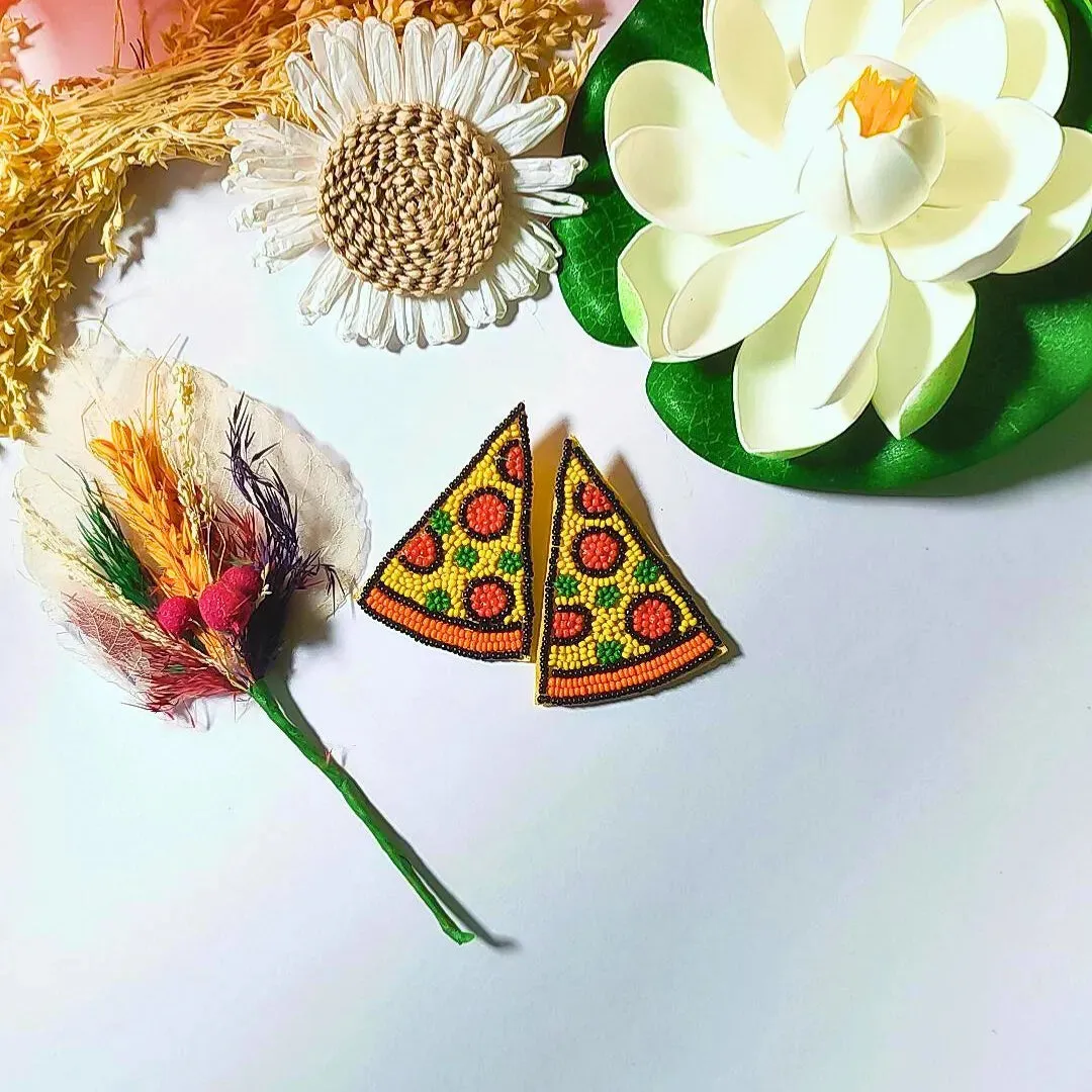 Italy Wala Pizza Earrings