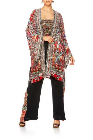 KIMONO WITH TIE BELT QUEEN ALIKA