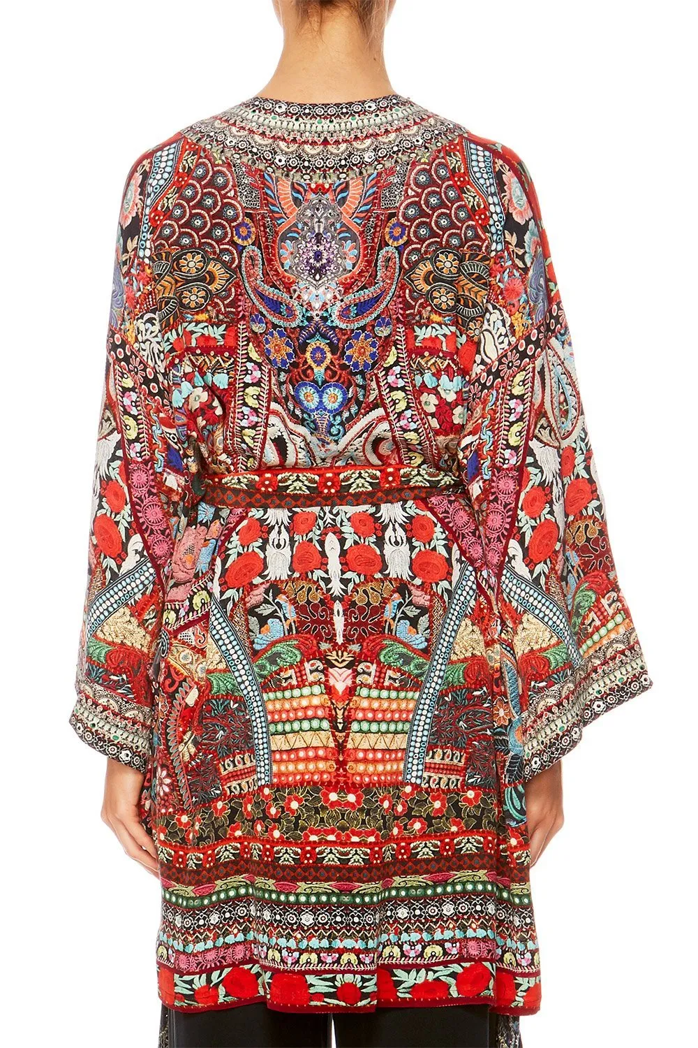 KIMONO WITH TIE BELT QUEEN ALIKA