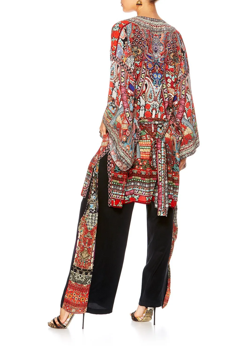 KIMONO WITH TIE BELT QUEEN ALIKA