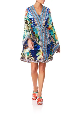 KIMONO W/TIE BELT SPACE COWGIRL