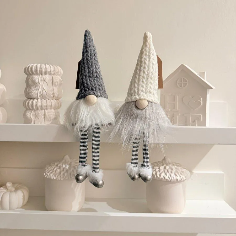 Long Leg Gonk With Knitted Hat 25cm
