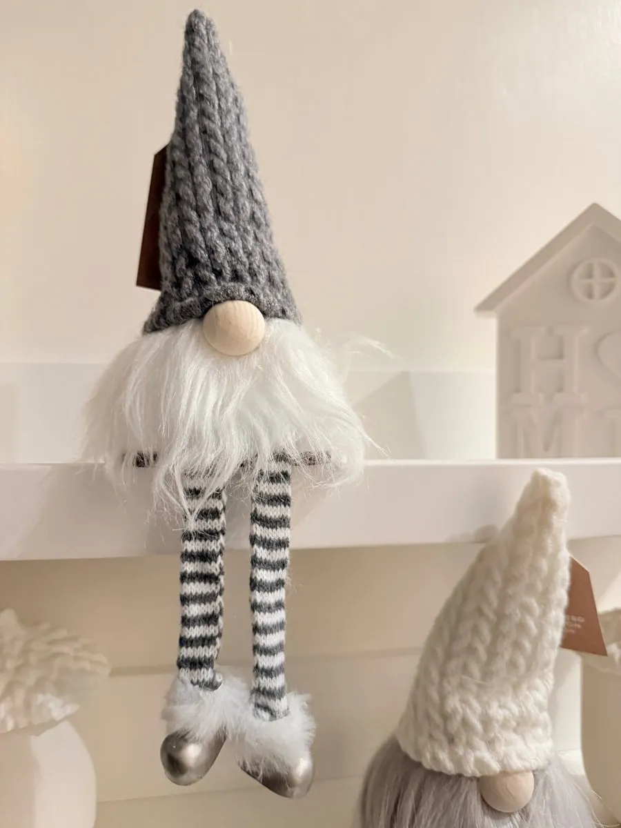 Long Leg Gonk With Knitted Hat 25cm