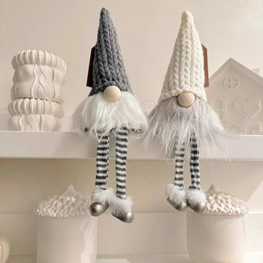 Long Leg Gonk With Knitted Hat 25cm
