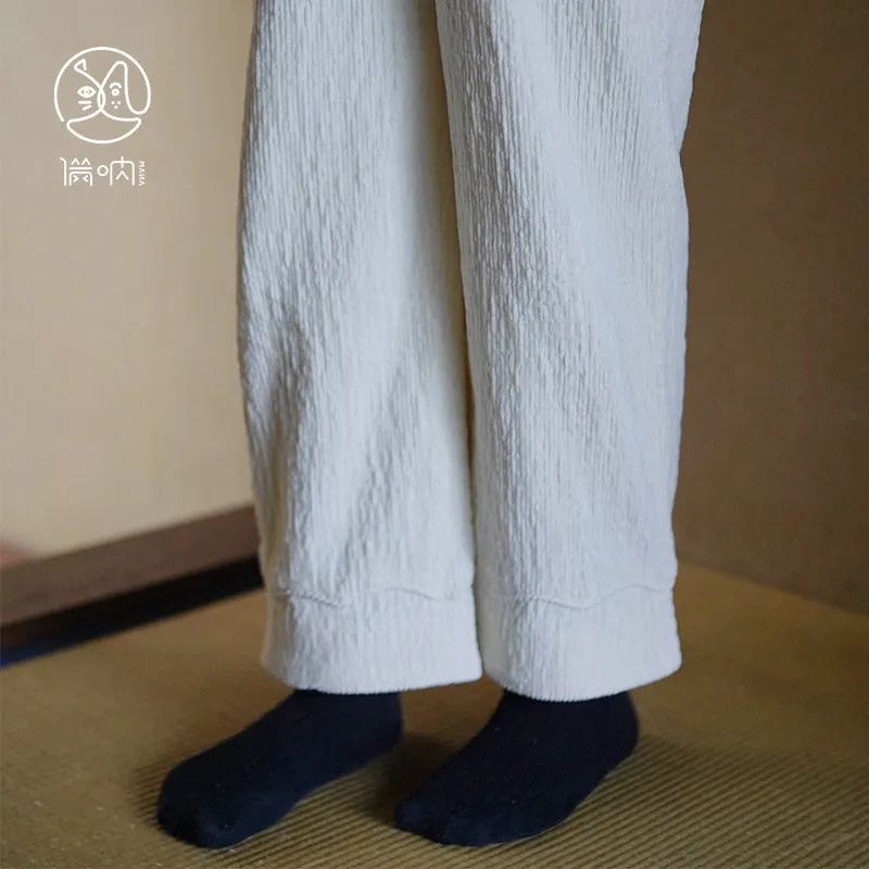 MaNa Chinese New Year Kids Cotton Corduroy Pants
